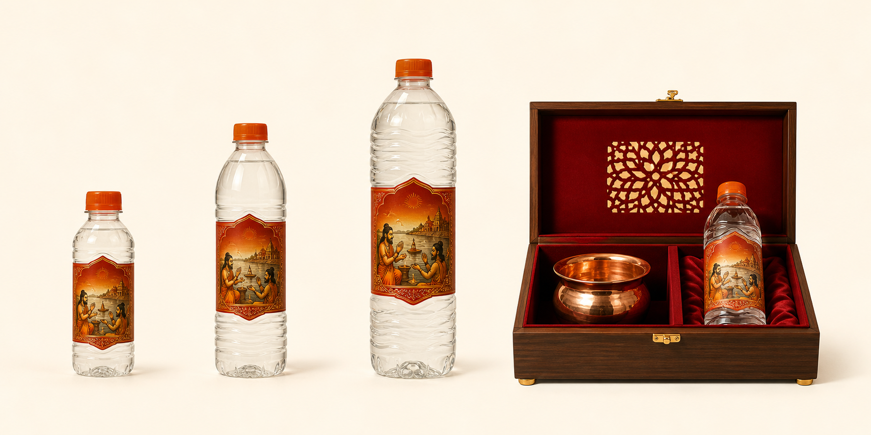 Holy Godavari water offerings